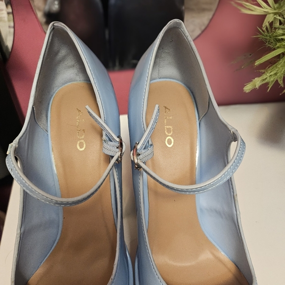 ALDO - Anjie Heeled Mary Janes - Platform - Blue - Picture 3 of 5